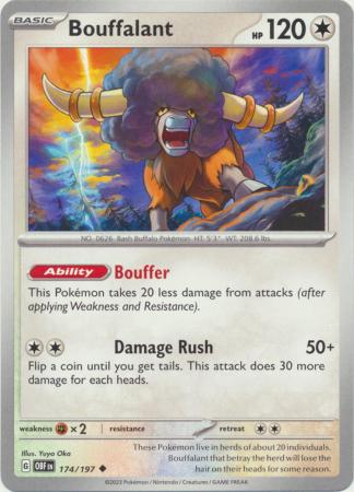 Bouffalant - 174/197 - Uncommon - OBF 2