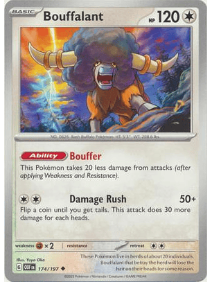 Bouffalant - 174/197 - Uncommon - OBF