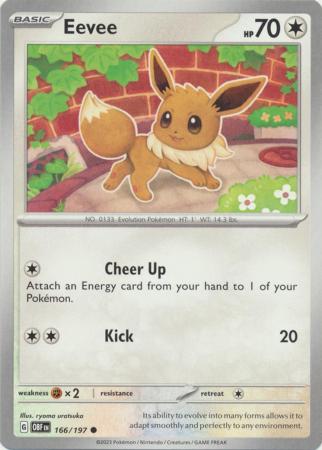 Eevee - 166/197 - Common - OBF 1