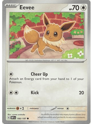 Eevee - 166/197 - Common - OBF