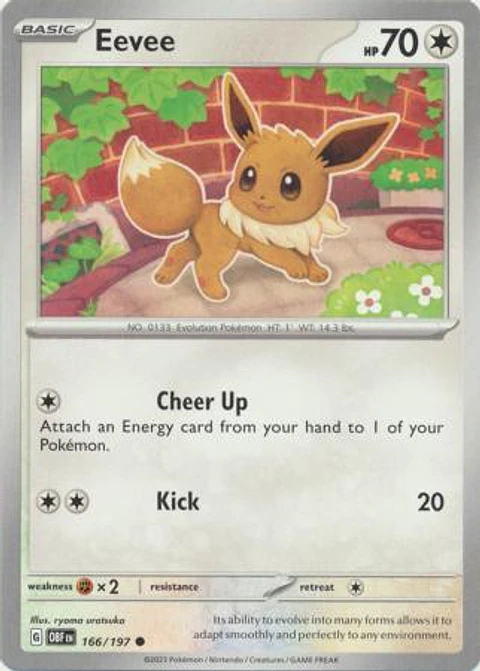 Eevee - 166/197 - Common - OBF