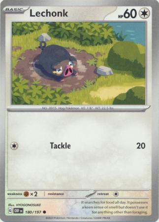 Lechonk - 180/197 - Common - OBF 1