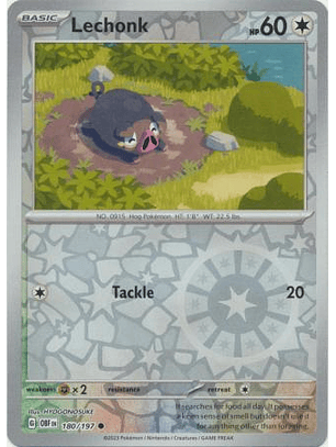Lechonk - 180/197 - Common - OBF