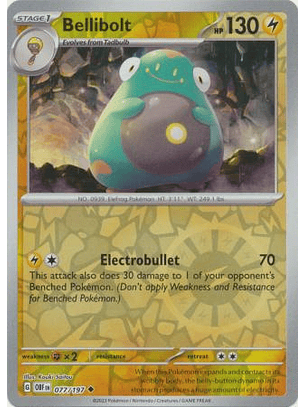 Bellibolt - 077/197 - Uncommon - OBF