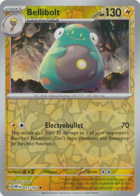 Bellibolt - 077/197 - Uncommon - OBF