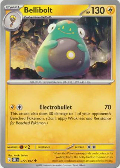 Bellibolt - 077/197 - Uncommon - OBF