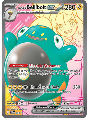 Iono's Bellibolt ex - 194 - SVP