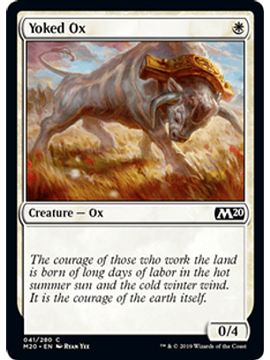 Yoked Ox - M20 - C 