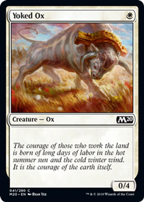 Yoked Ox - M20 - C 