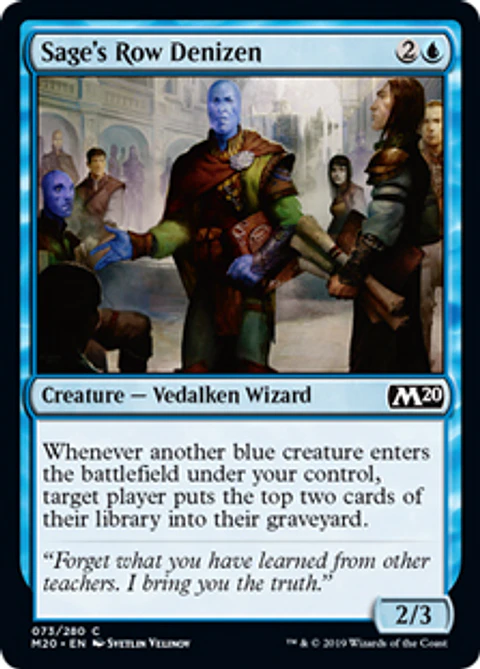 Sage's Row Denizen - M20 - C 