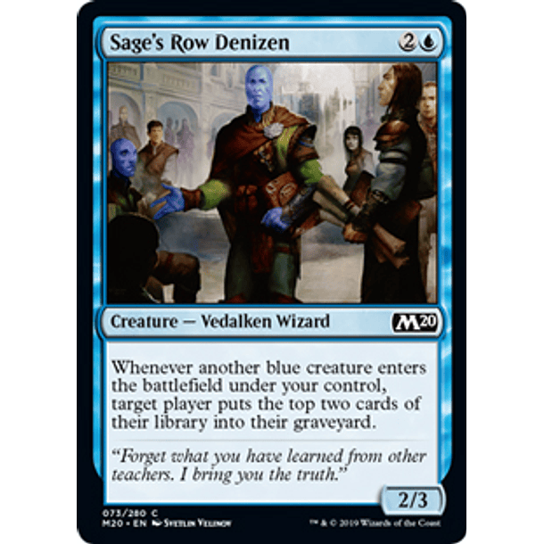 Sage's Row Denizen - M20 - C 