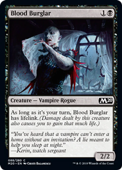 Blood Burglar - M20 - C 