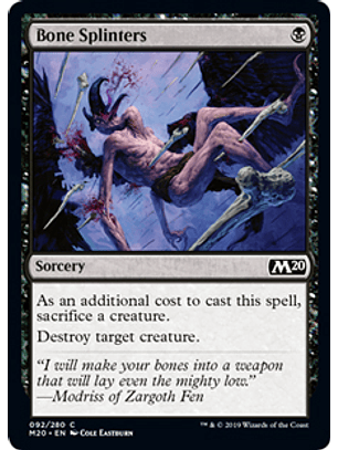 Bone Splinters - M20 - C 