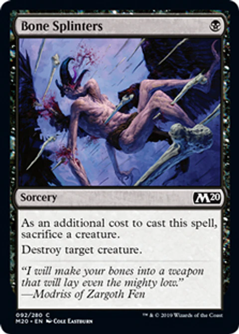 Bone Splinters - M20 - C 