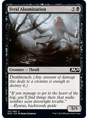 Feral Abomination- M20 - C 