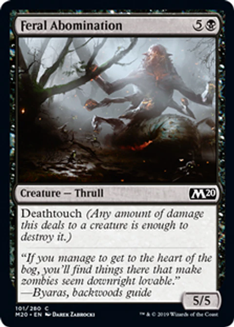 Feral Abomination- M20 - C 