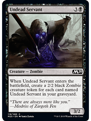Undead Servant - M20 - C 