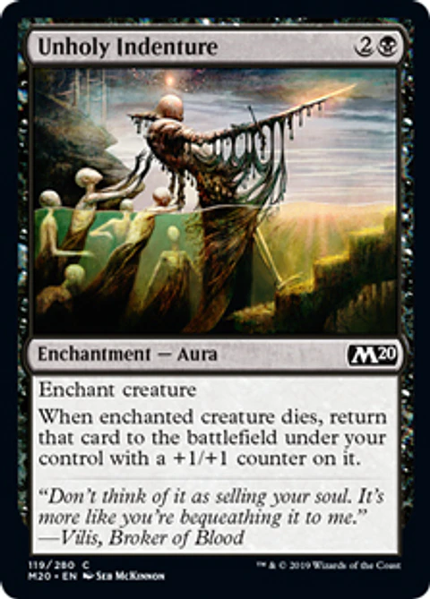 Unholy Indenture - M20 - C