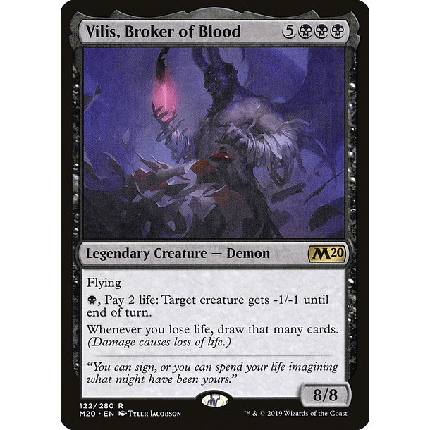 Vilis, Broker of Blood - M20 - R