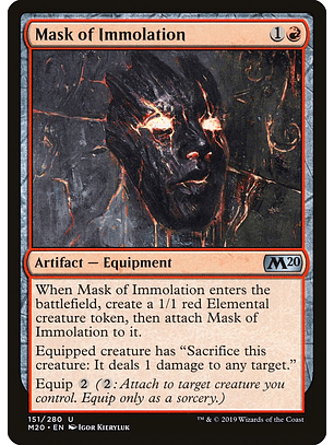 Mask of Immolation - M20 - U 