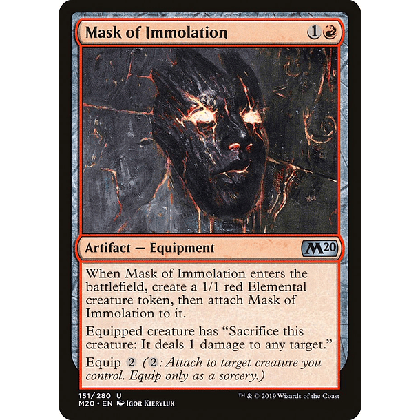 Mask of Immolation - M20 - U 