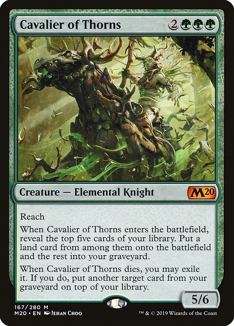 Cavalier of Thorns - M20 - M 