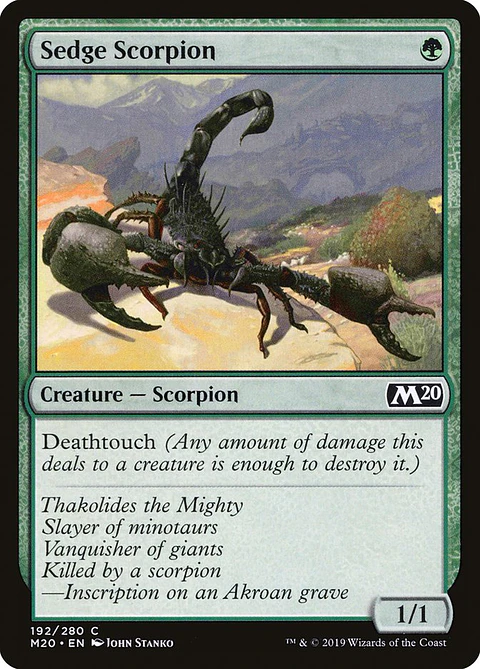 Sedge Scorpion - M20 - C
