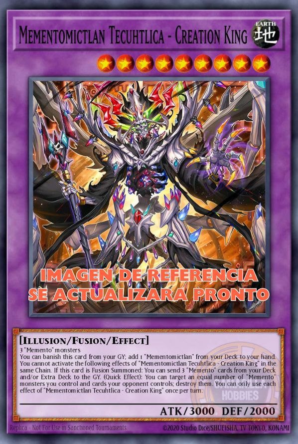 Mementomictlan Tecuhtlica - Creation King - MP25-EN010 - Starlight Rare 1