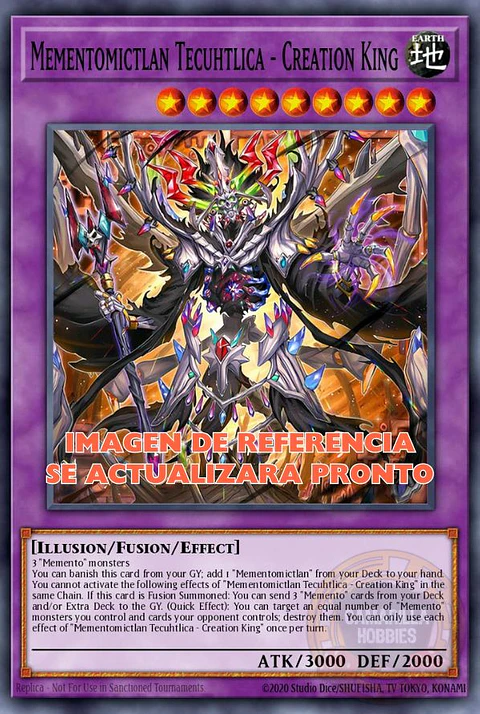 Mementomictlan Tecuhtlica - Creation King - MP25-EN010 - Starlight Rare