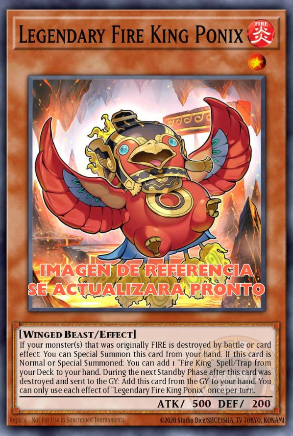 Legendary Fire King Ponix - MP25-EN048 - Starlight Rare 1