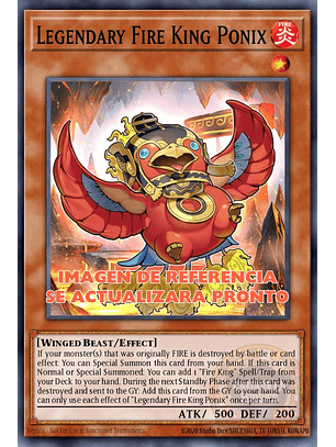 Legendary Fire King Ponix - MP25-EN048 - Starlight Rare