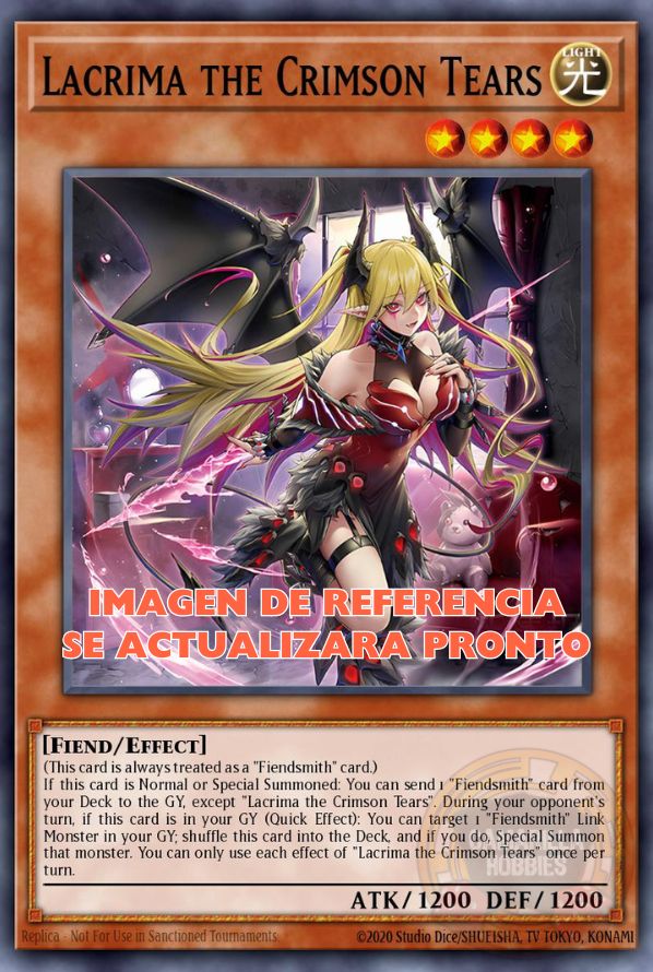 Lacrima the Crimson Tears - MP25-EN100 - Prismatic Secret Rare 1