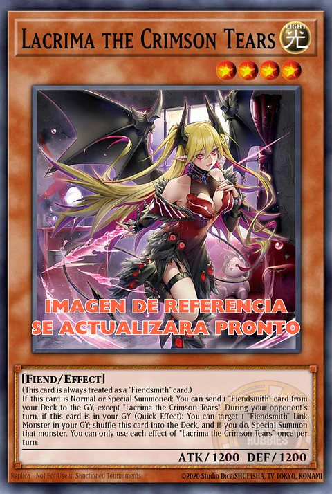 Lacrima the Crimson Tears - MP25-EN100 - Prismatic Secret Rare