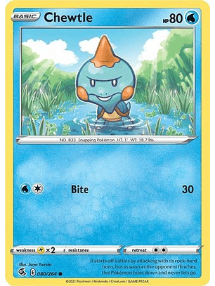 Chewtle - 080/264 - Common - FST