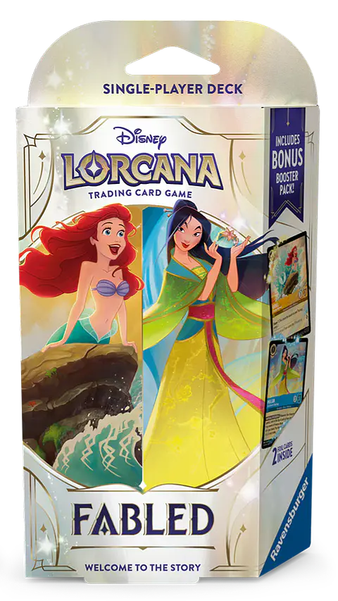 Fabled - Ariel & Mulan Single Player Deck 