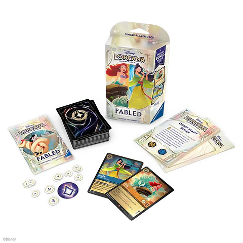 Fabled - Ariel & Mulan Single Player Deck 