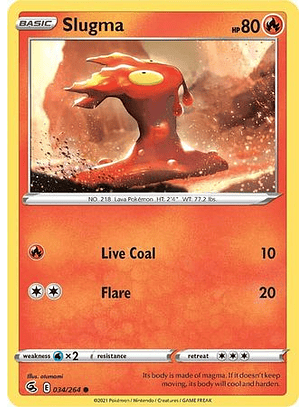 Slugma - 034/264 - Common - FST
