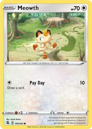 Meowth - 199/264 - Common - FST 2