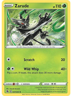 Zarude - 027/264 - Uncommon - FST