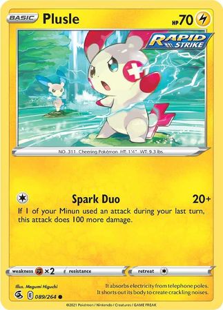 Plusle - 089/264 - Common - FST 1
