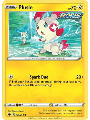 Plusle - 089/264 - Common - FST
