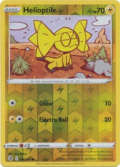 Helioptile - 098/264 - Common - FST