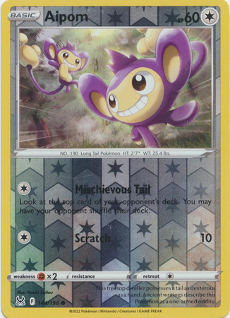 Aipom - 144/196 - Common - LOR 1