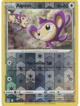 Aipom - 144/196 - Common - LOR
