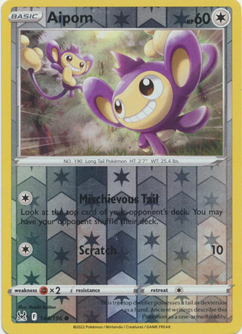 Aipom - 144/196 - Common - LOR