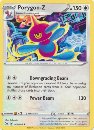 Porygon-Z - 142/196 - Rare - LOR 1