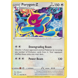 Porygon-Z - 142/196 - Rare - LOR