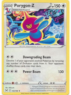 Porygon-Z - 142/196 - Rare - LOR