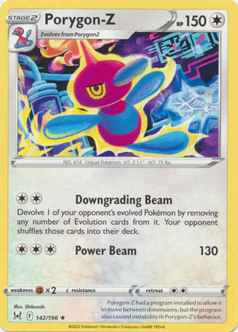 Porygon-Z - 142/196 - Rare - LOR