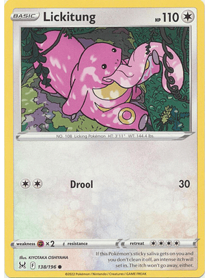 Lickitung - 138/196 - Common - LOR
